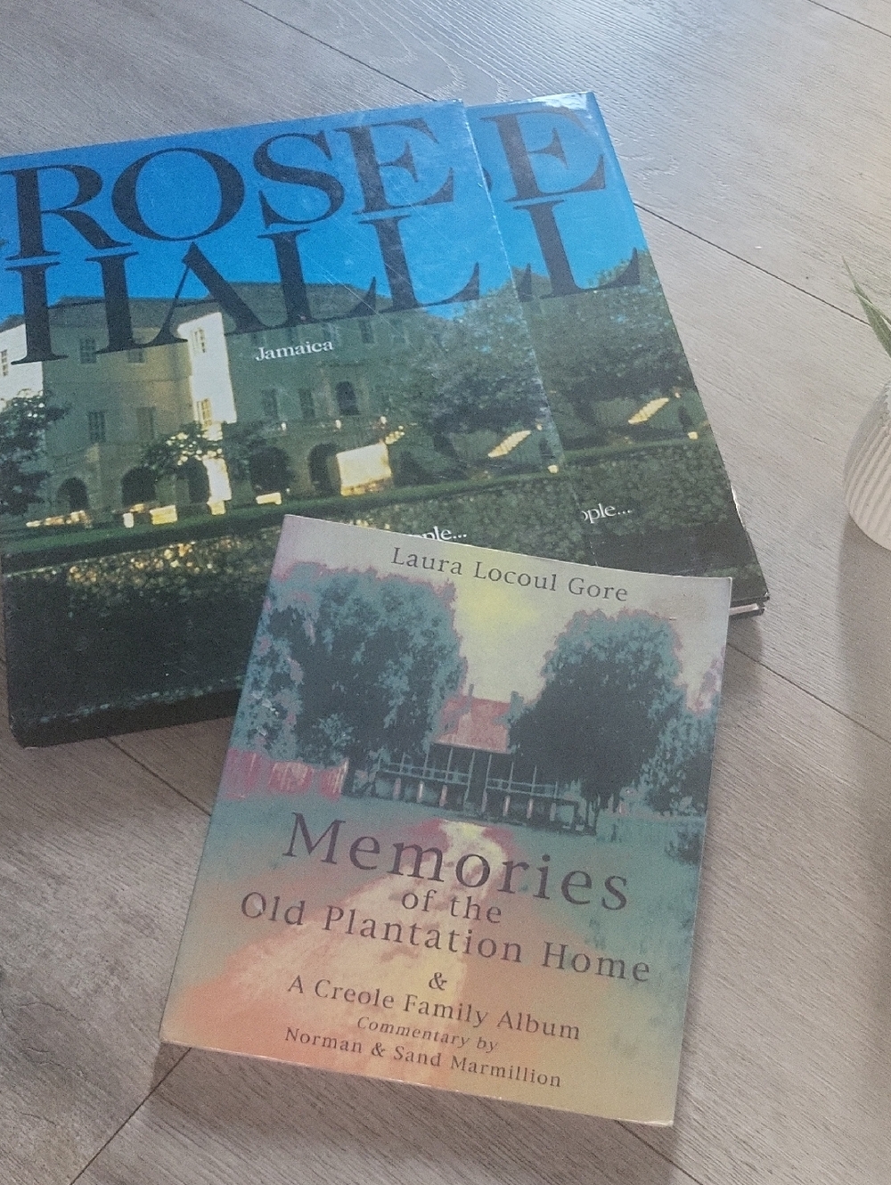 Blue "Rose Hall" Decorative Coffee Table Book - Home Accents